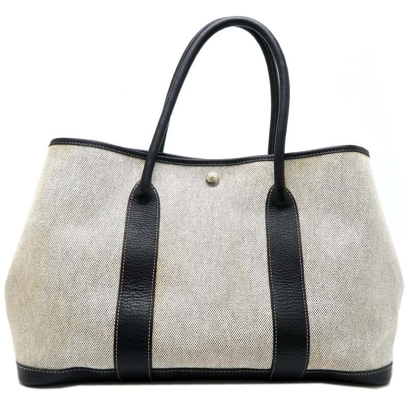【入手困難♪】HERMES（エルメス） Garden Party 36 HERMES Garden Party 36 Etoupe PHW - Timeless Luxuries