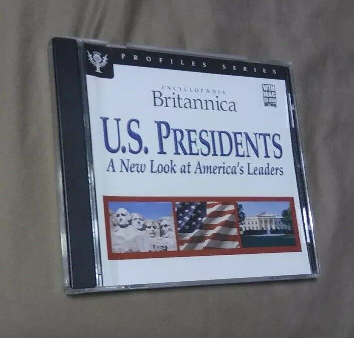 Encyclopedia Britannica U.S. Presidents PC WIN-MAC CD-ROM