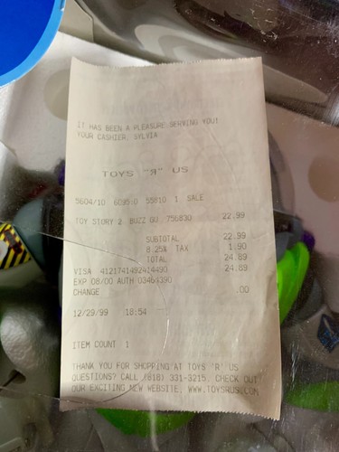 1999 UNOPENED from Toys "Я" Us Buzz Lightyear Ultimate Talking Room Guard - Picture 11 of 11