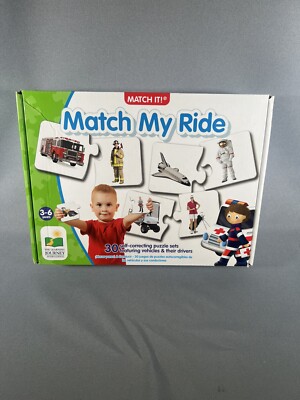 The Learning Journey: Match It! - Match My Ride - Memory Games for Kids 3-6 New