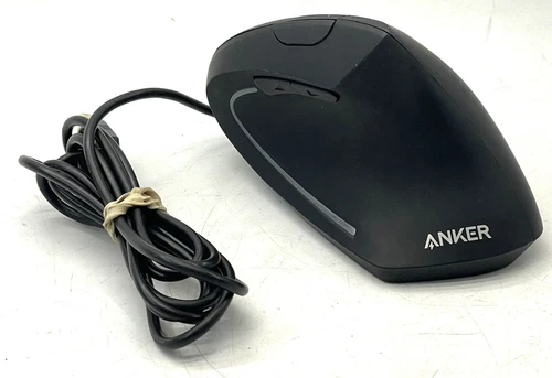Anker A7851 Ergonomic Optical USB Wired Vertical Mouse 1000/1600 DPI - 5 Buttons