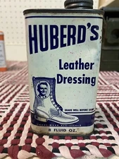 Huberd’s Leather Dressing - Vintage Can