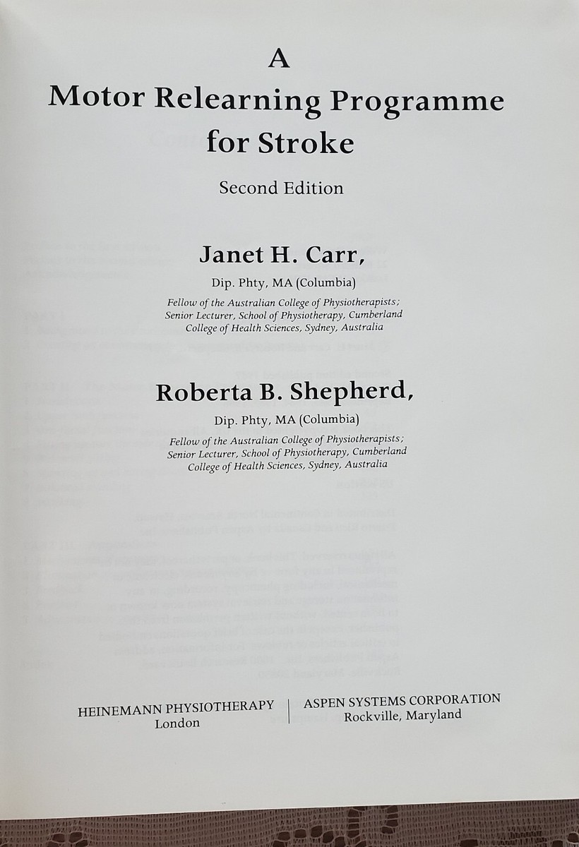 What Is Motor Relearning Programme - Infoupdate.org