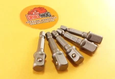 Drill Hog® 3/8" Socket Adapter Hex Shank 3/8 Impact Driver Bit Lifetime Warranty