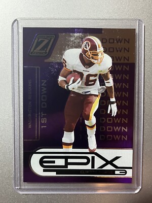 Clinton Portis Washington Redskins Donruss Zenith NFL 2005 EPIX 1ST DOWN /500