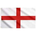 England St George Cross Flag English Flag for Football Fans Double Side 5' x 3'