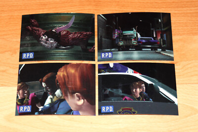 1998 Resident Evil 1 2 3  Wildstorm Trading Card Capcom Leon L12 L13 L14 L17