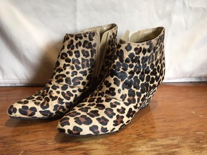 kenneth cole reaction leopard booties