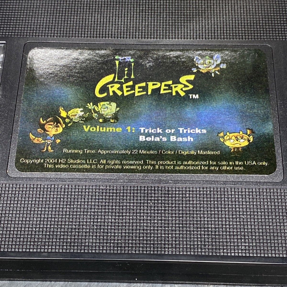 Lil Creepers VHS 2004 Tricks or Tricks Bela's Bash Monster Kids