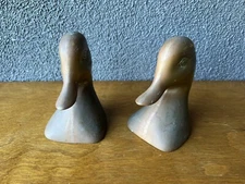 Duck Mallard Brass BookEnd Mid Century Mcm Nautical