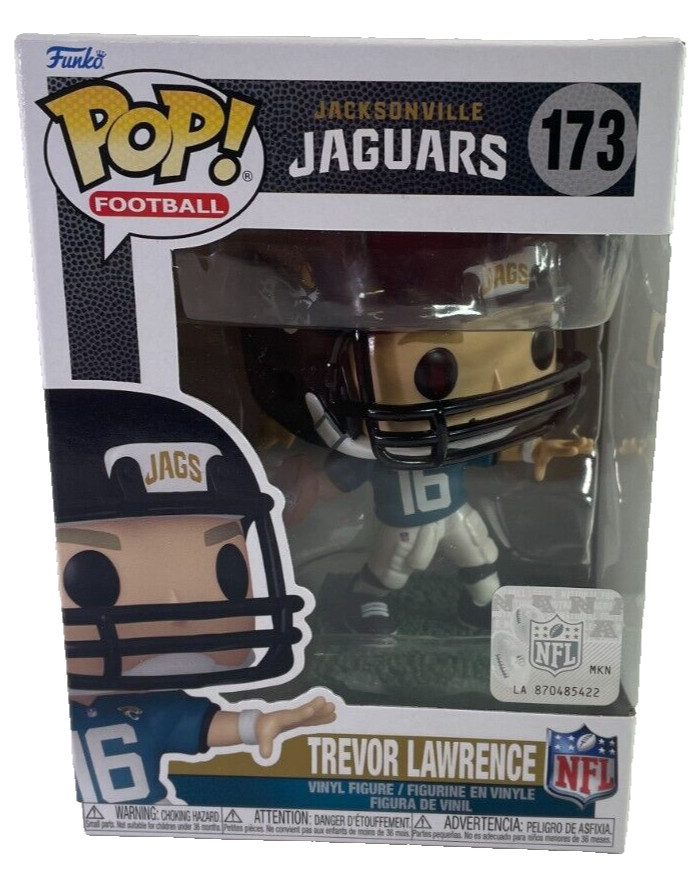 Funko Pop! Nfl Trevor Lawrence #173 Jacksonville Jaguars Vinyl Figure