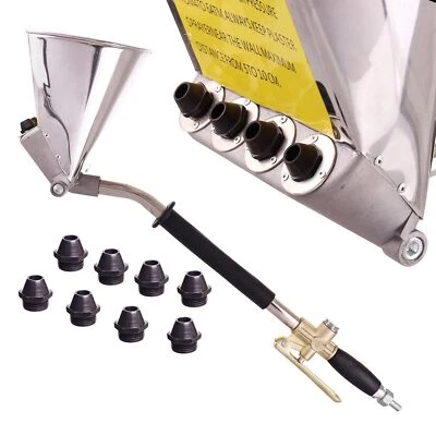 TECHNIC Ciment Mortier Pistolet À Pulvérisation Trémie avec 8 buses supplémentaires