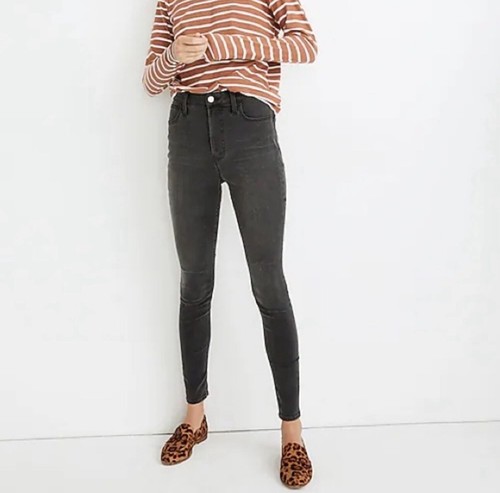 Madewell Roadtripper Skinny Jeans Women’s 28 Tall Black Denim Stretch 28x29 28 T - Picture 2 of 15