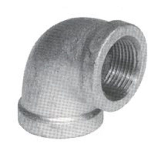 LOT (15) 1/2 INCH GALVANIZED PIPE THREADED 90° ELBOW FITTINGS PLUMBING 6100705