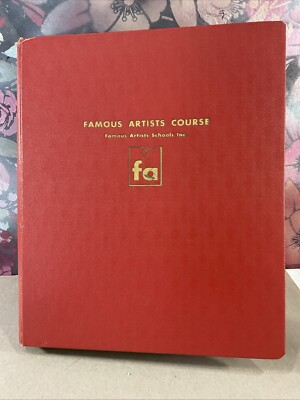 Vintage FAMOUS ARTISTS  COURSE  Book - RARE  - LESSONS 1-8