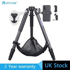 Carbon Fiber Video Tripod Heavy Duty Tripod Travel Tripod with 65mm Bowl Adapter