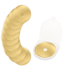 SKS-7 Titanium Coated 10 Packs 45mm/60mm Rotary Cutter Blades Replacement