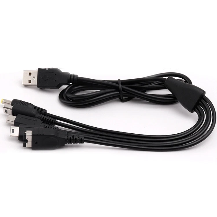 Cable de carga cargador USB 5 en 1 para Nintendo NDSL NDS NDSI XL 3DS Foto 4 de 4