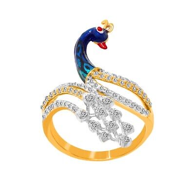 Peacock Ring 925 Silver Beautiful Handmade Women's Love Gift Jewelry For  Wedding | eBay