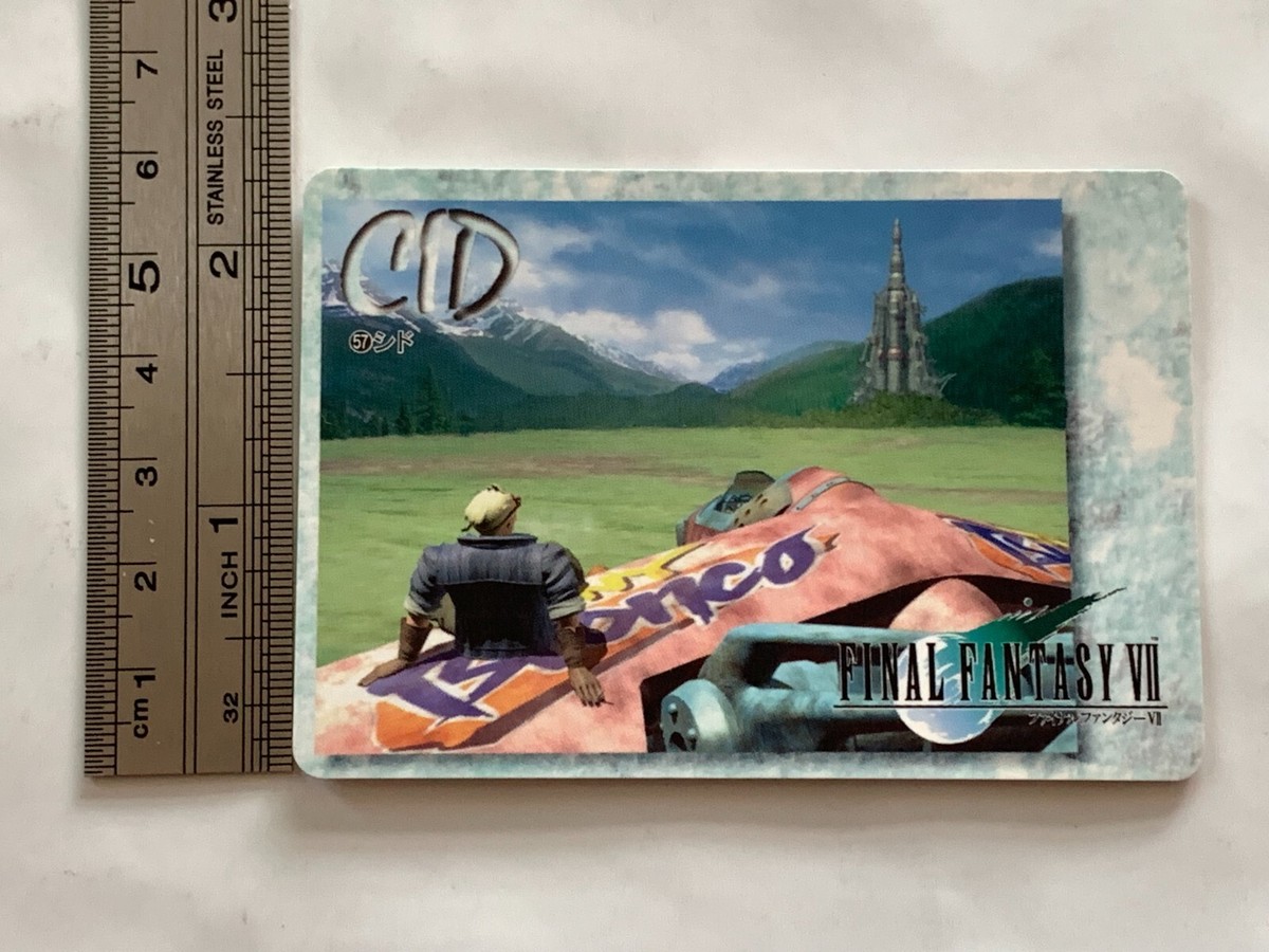 Cid Highwind FINAL FANTASY VII FF7 SQUARE japanese 1997 card