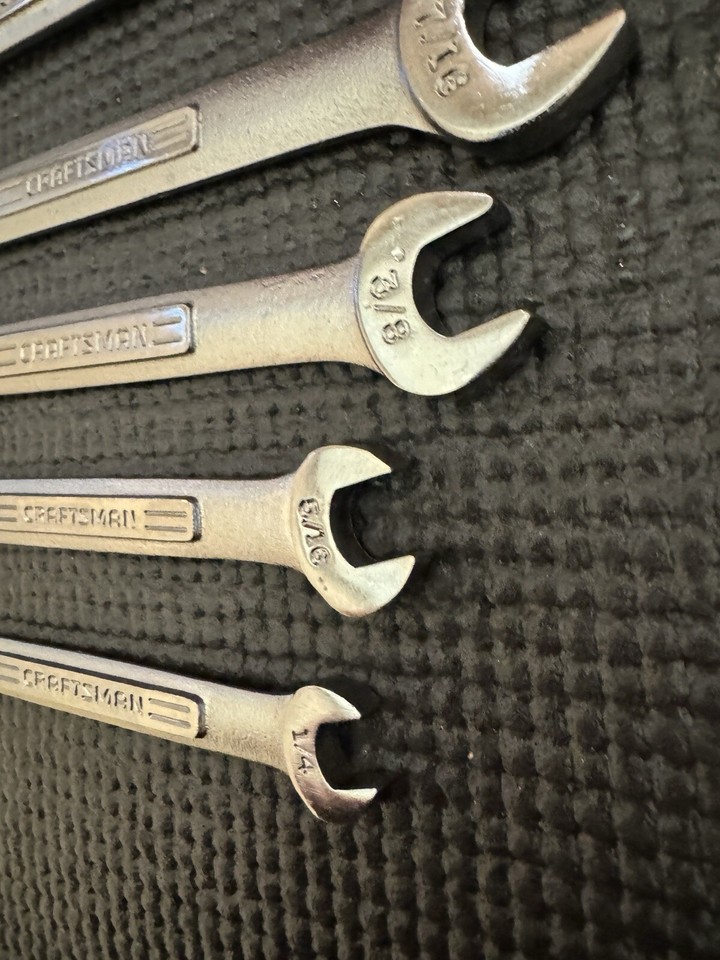 Rare Packaging Sears Craftsman USA Nos 16pc Combination Wrench Metric