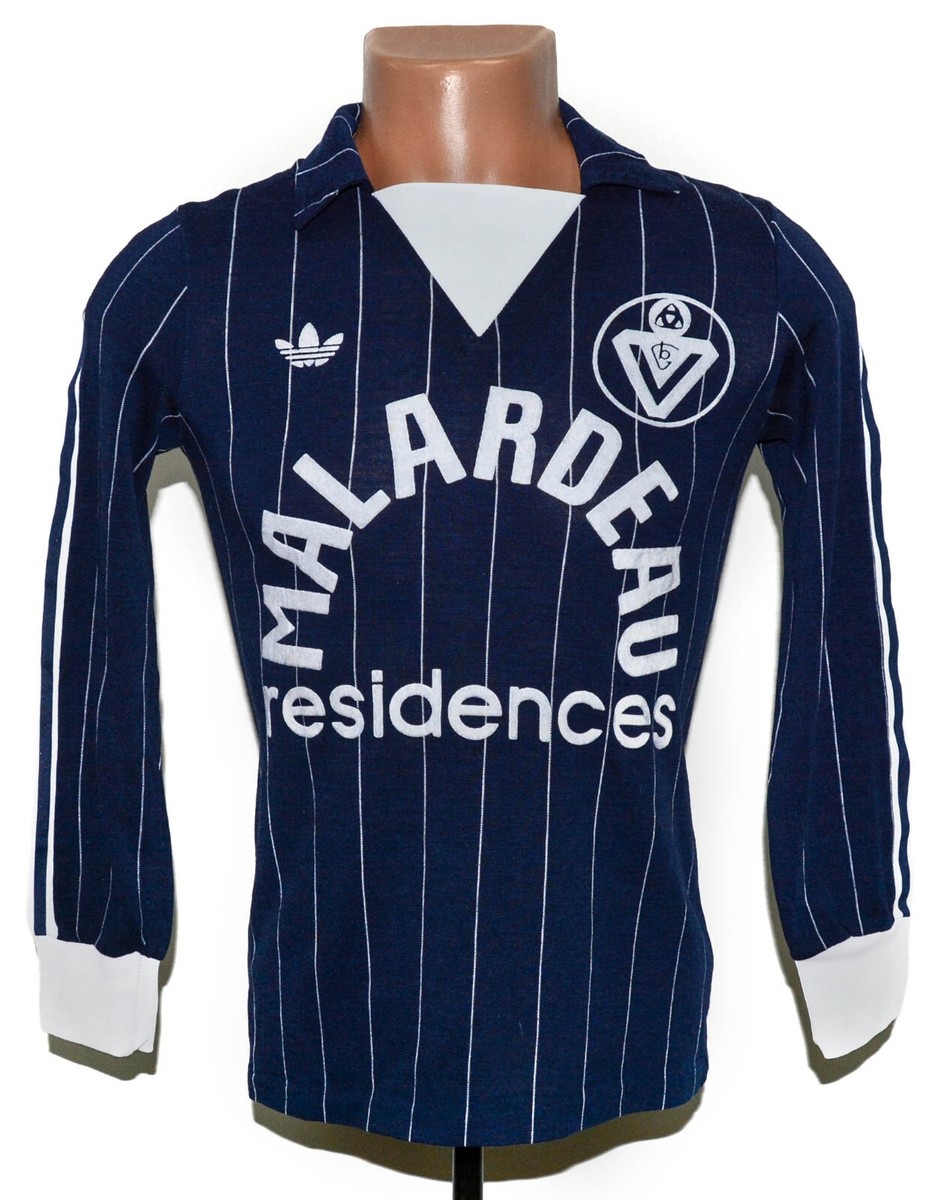 BORDEAUX FRANCE 1981/1984 HOME FOOTBALL SHIRT JERSEY ADIDAS SIZE S