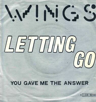 7'' Paul McCartney & Wings (Beatles)   Letting Go / Belgium 1975