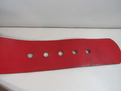 Gilles Herve Paris Made in France Wide Red Belt | eBay