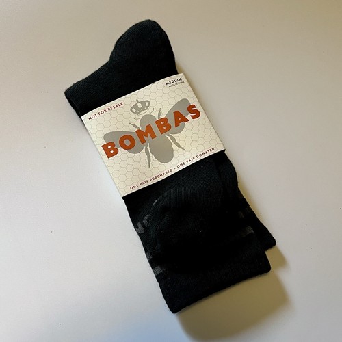 3x Paar Bombas Waben Fußgewölbestütze Streifen schwarz Wadensocken - NEU - Bild 2 von 5