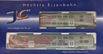 JÄGERNDORFER COLLECTION 76201 - HO, ÖBB 2 piece City Shuttle DoSto Set EpVI