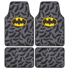 Officially Licensed Batman Dc Comics Car Suv Floor Mats - Non Slip Durable