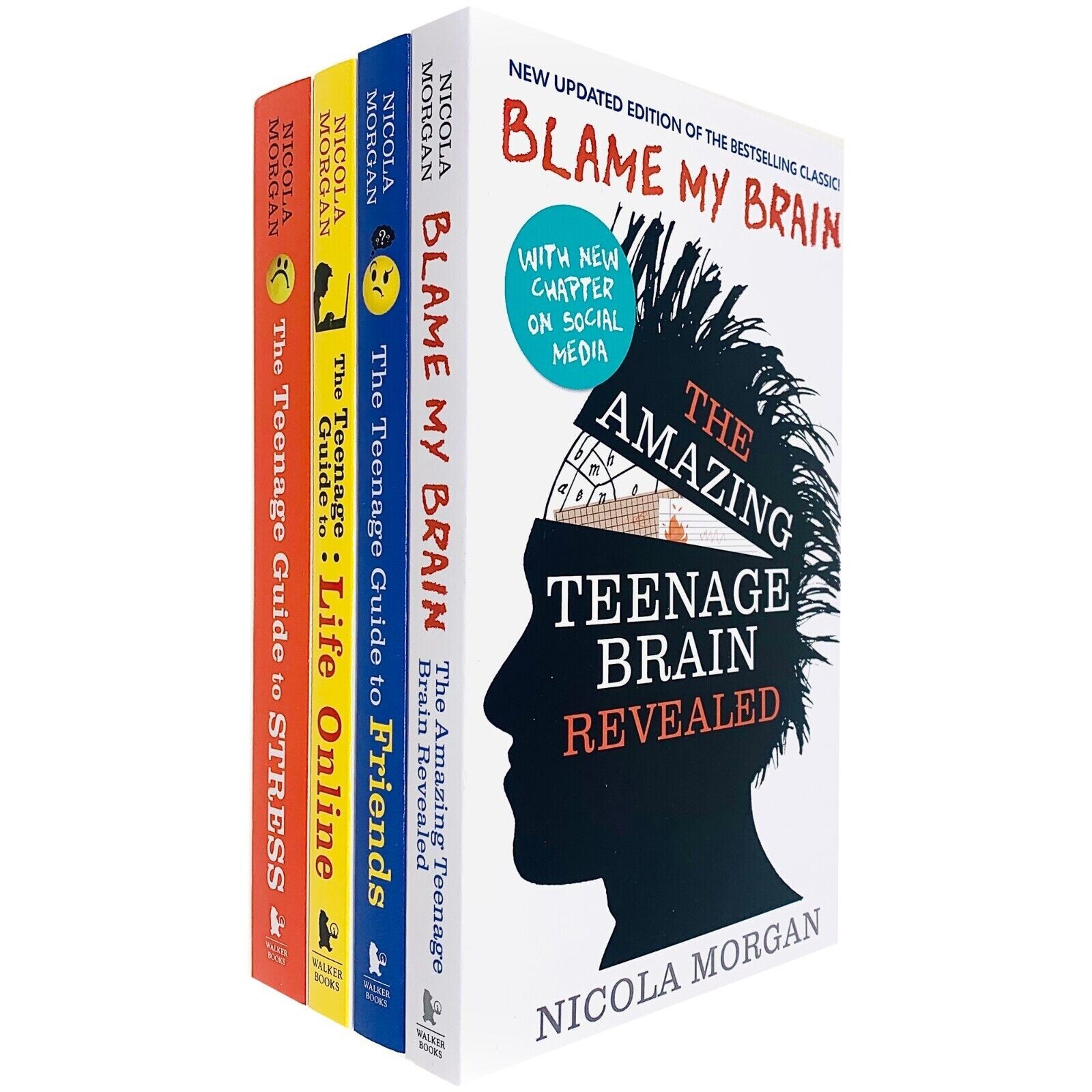 Nicola Morgans Teenage Guide 4 Books Collection Set - Guide to Friends, Guide to