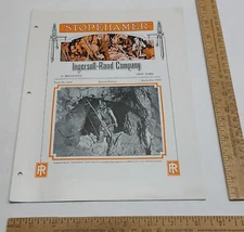 1928 BOOKLET - STOPEHAMER - Ingersoll-Rand - listing #7257