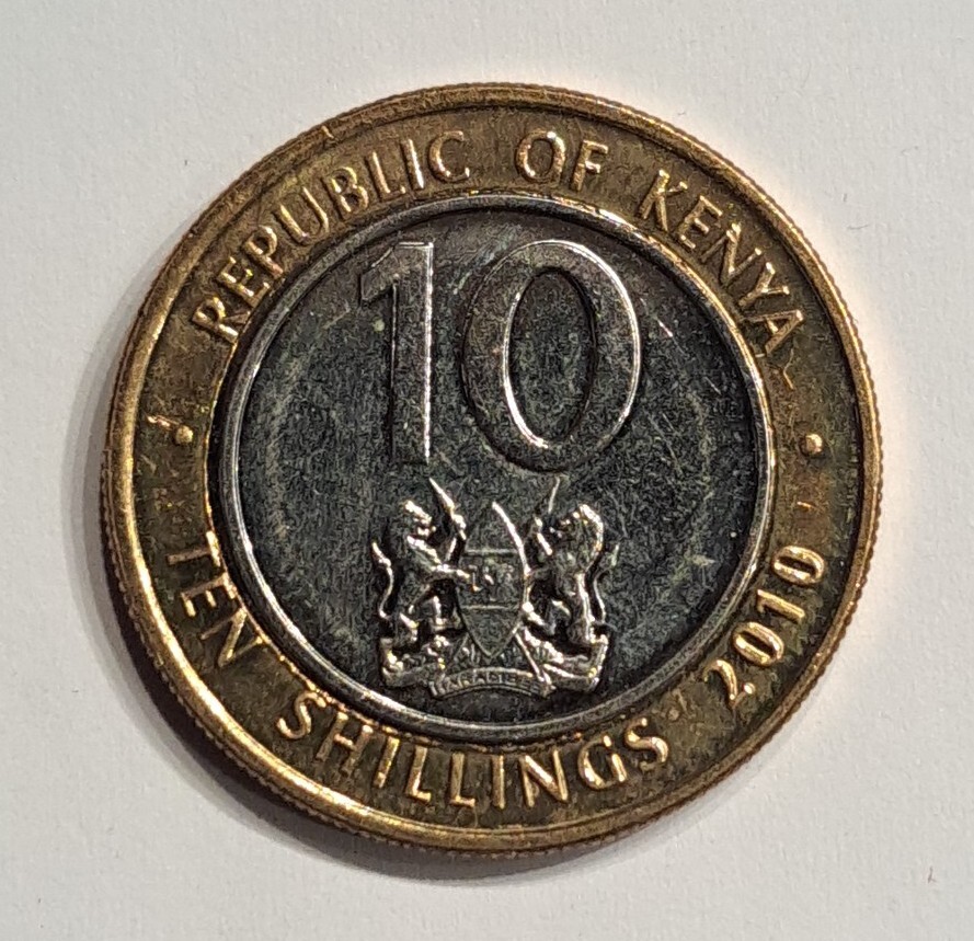 Kenya様 2010 Kenya 10 Shillings | Mzee Jomo Kenyatta 5g 23mm