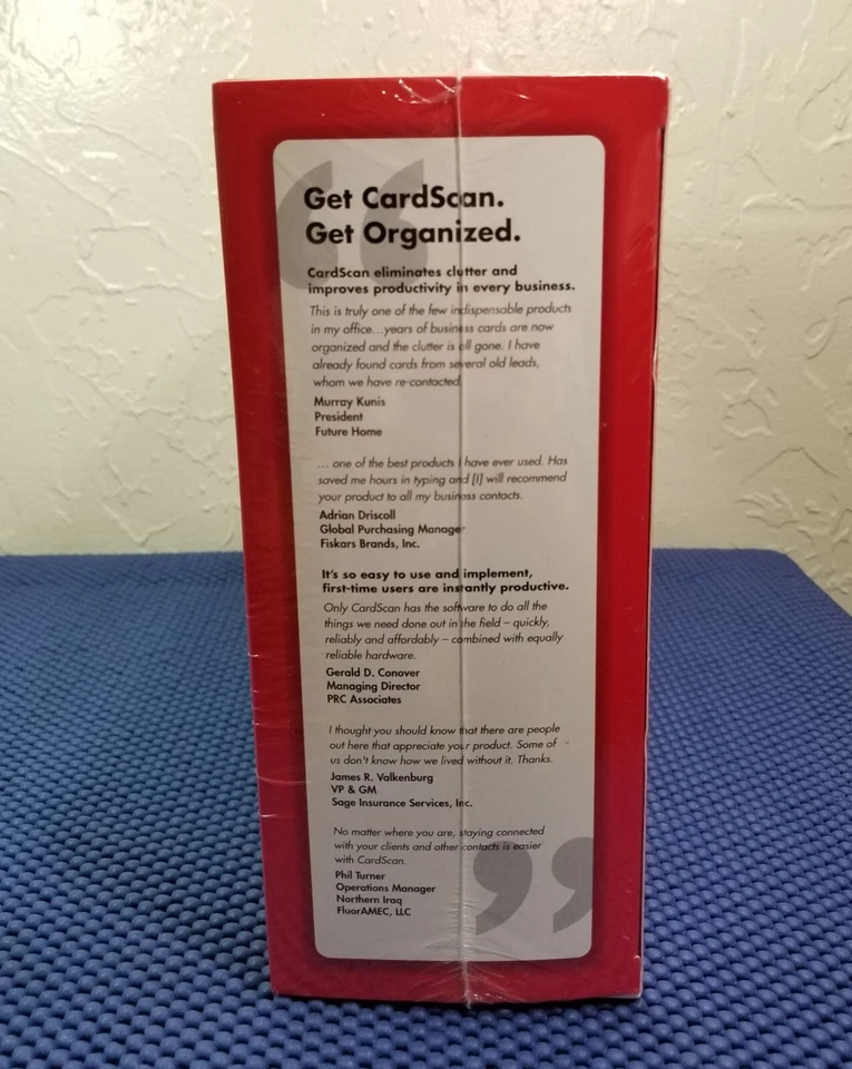 NEW! SEALED CardScan Executive 700 Compact Business Card Scanner (CS-A07170-ENG) - Image 4 of 4