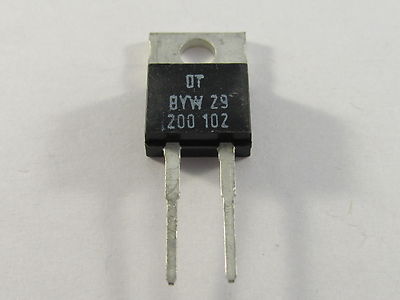 5 Stück/pcs - BYW29-200 Diotrans Ultrafast Rectifier Diode 8A 200V TO220-2