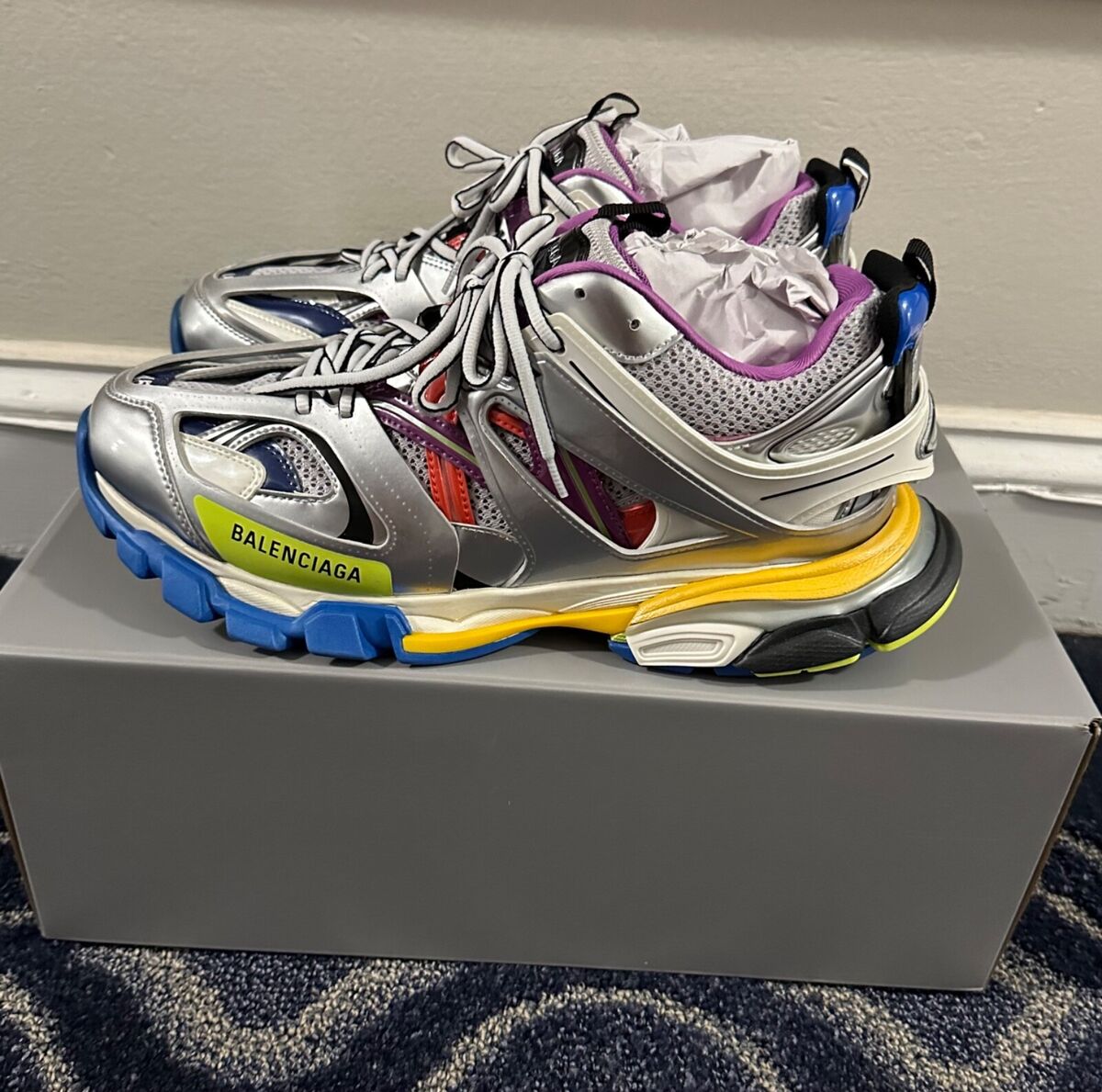Balenciaga Track Multicolor Cage Mesh Casual Trainer Balenciaga Track Multicolor Cage Mesh Casual Trainer