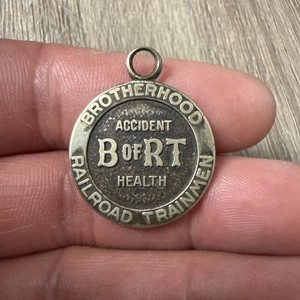 Antique/Vintage Brotherhood Railroad Trainmen, Accident B Of RT Health ID Tag