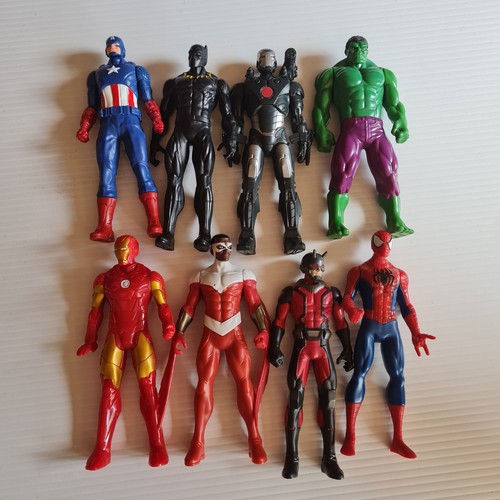 Marvel Avengers 2015 Colletables Ironman Captain America Spiderman Hulk Falcon