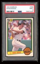 1983 Donruss #586 Wade Boggs RC *PSA 9* MINT Rookie Card Boston Red Sox