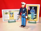1987 GI JOE GUNG-HO MARINE DRESS BLUES + SWORD &  RARE CARDS ARAH HASBRO cobra *