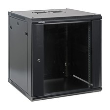 12U Professional Wall Mount IT Cabinet Enclosure 19-Inch Server Network Rack ...