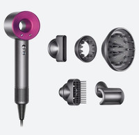 Dyson Supersonic Standard Hair Dryer Grey/Fuchsia with Diffuser