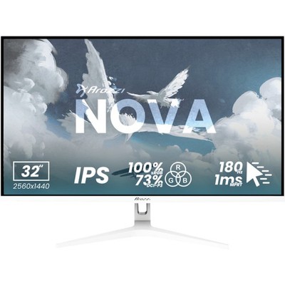 Arozzi Nova 32T2K180, Gaming-Monitor, 80 cm (31,5 Zoll), weiß
