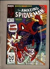 AMAZING SPIDER-MAN #327_DEC 1989_NM MINUS_MAGNETO_KINGPIN_DR. DOOM_THE WIZARD!