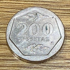 1x Spain España 200 Pesetas Coin 1986 - Juan Carlos I Rey de España