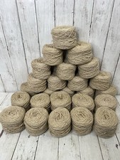 25 Skein Bulk Lot Tan Brown Macrame Craft Cord Rope String Jute Style 4 Ply