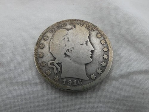 1916 D U.S. Barber Head Quarter CO-19