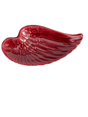 Red Wing Pottery  Ashtray Receiver Dish Trinket Tray Signed