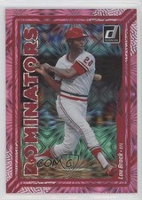 2023 Panini Donruss Dominators Pink Fireworks Lou Brock #D7 HOF 0j8f